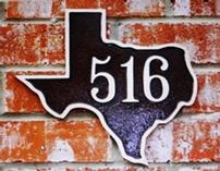 Texas Address Plate 202//157