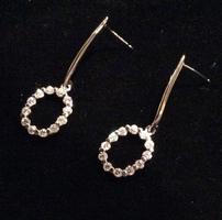Crystal Circle Earrings 202//200