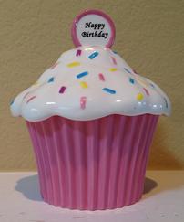 Fitz and Floyd Cupcake Wishes Pink Birthday Cake Box 202//243