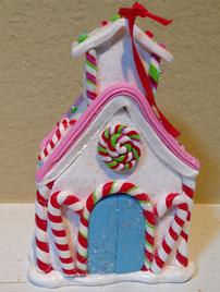 Candy House Glass Ornament 202//268
