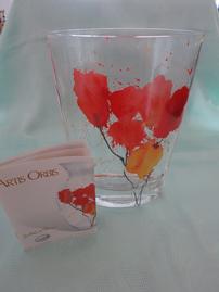 Poppies Glass Vase 202//269