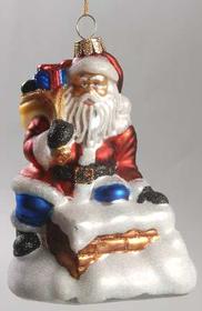 Marquis by Waterford Christmas Ornament, Down the Chimney Santa