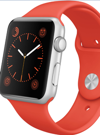 Apple Watch Sport - 38mm with Silver Anodised Aluminum Case 202//272