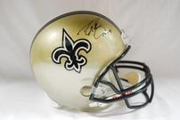 Drew Brees Autographed Saints Helmet //135