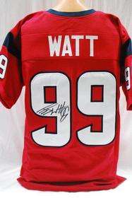 JJ Watt Autographed Texans Jersey //280