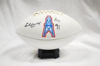 Earl Campbell Autographed Oilers Football //135