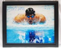 Michael Phelps Autographed Photo //159