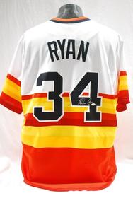 Nolan Ryan Autographed Astros Jersey //280