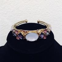 Golden bracelet with colorful stones 202//202