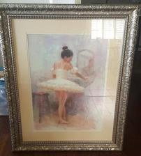 R Tolan Ballerina framed print 202//224