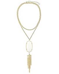 Kendra Scott Gold Rayne White Pearl Necklace 202//253