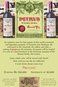 Petrus Vineyard Tour and Luncheon