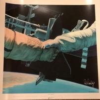 Space Art - Posters - Autographed  by Artist Pat Rawlings 202//203