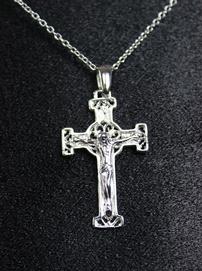 Solid Sterling Silver Cross Necklace 202//271