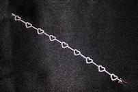 Silver Heart Bracelet 202//135