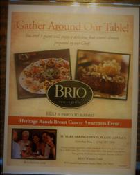 Dinner for 8 at Brio 202//253