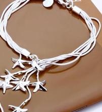 Sterling Silver Starfish Bracelet 202//223