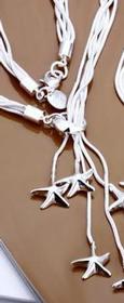 Sterling Silver Starfish Necklace 115//280