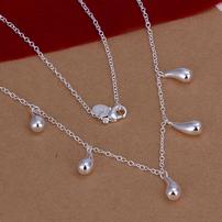 Sterling Silver Multi Drop Necklace 202//202