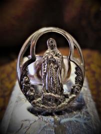 Deborah Alcala - Our Lady of Guadalupe Sterling Silver Ring 202//269