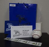 Skeeters tickets, t-shirt, signed baseball 202//195