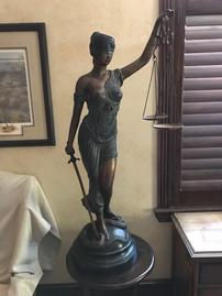 Bronze Statue Of Lady Justice 202//269