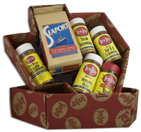 A Texas Shaped Gift Box - Containing Coffee and Special Spices from Texas Joy 202//189