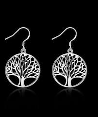 Sterling Silver Tree of Life Earrings 202//241