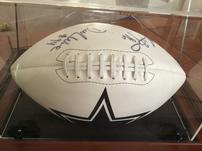 Autographed Dallas Cowboys Football 202//151