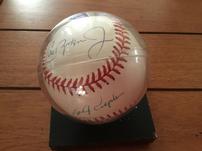 Cal Ripken and Cal Ripken, Jr. signed baseball 202//151