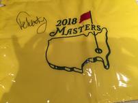 2018 signed Masters golf pin flag 202//151