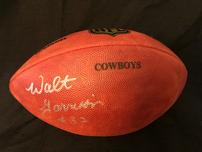 Cowboys Walt Garrison autographed football 202//152
