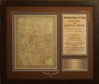 Lonesome Dove Cattle Trail Help Wanted  Map and Poster 202//171