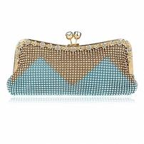 French Blue and Gold Clutch 202//202