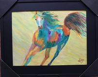 Horse of Many Colors Canvas Painting 202//160