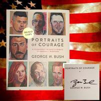 Autographed Portraits of Courage By George W Bush //202