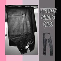 Women's Leather Chaps (XS) //202