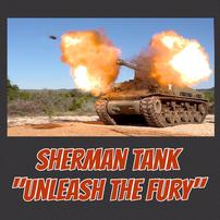Live Auction: Sherman Tank Unleash The Fury Package 202//202
