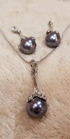 Fashion Pearl and Crystal Necklace 141//280